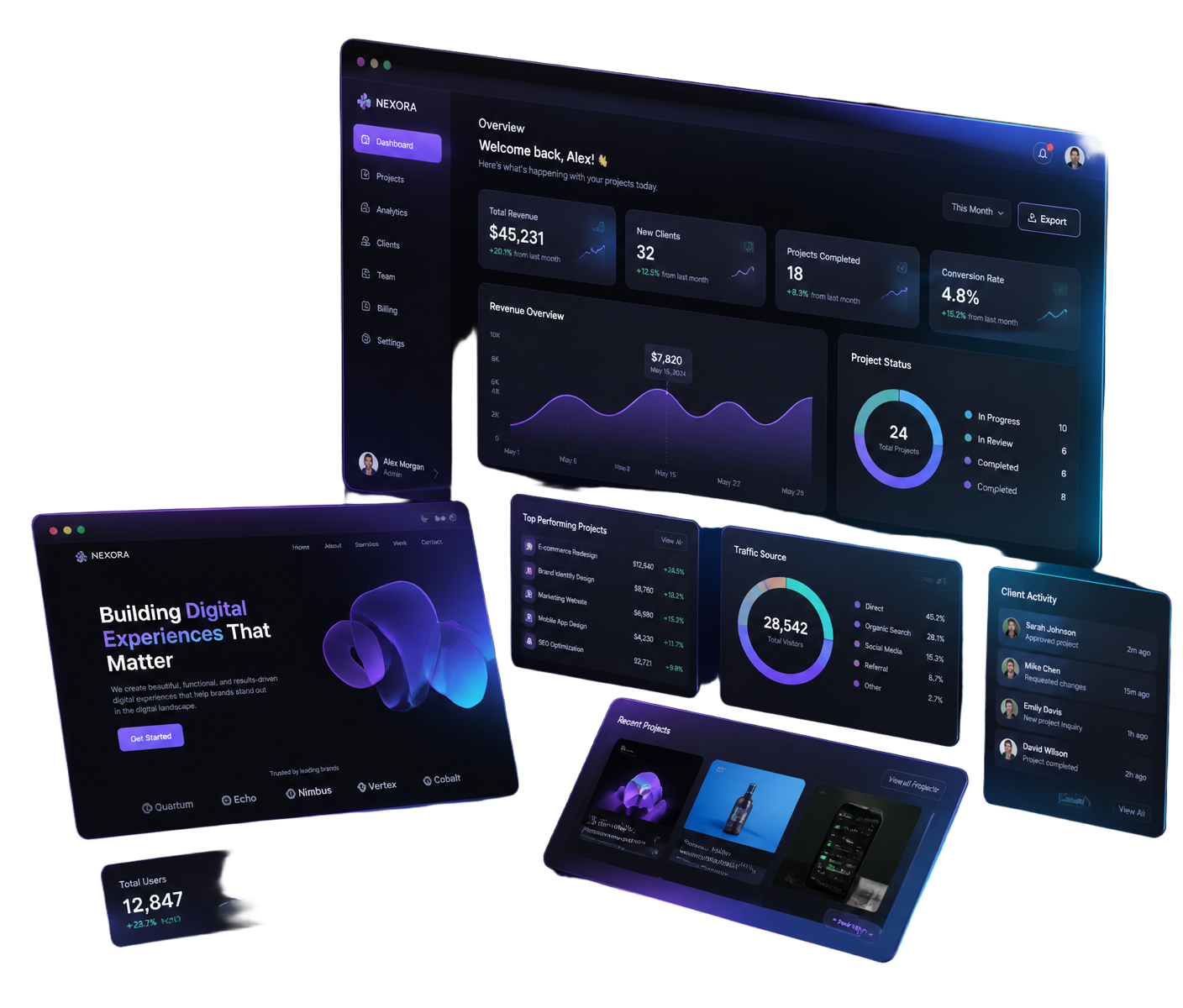 CSSHouse client dashboard preview